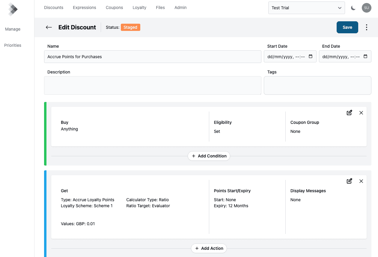 accrue points discount overview