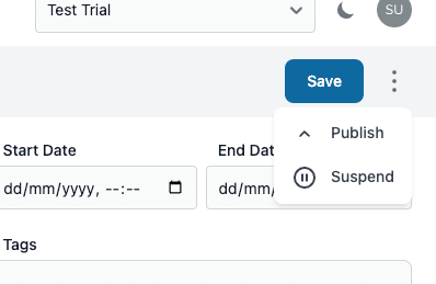 staged discount context menu