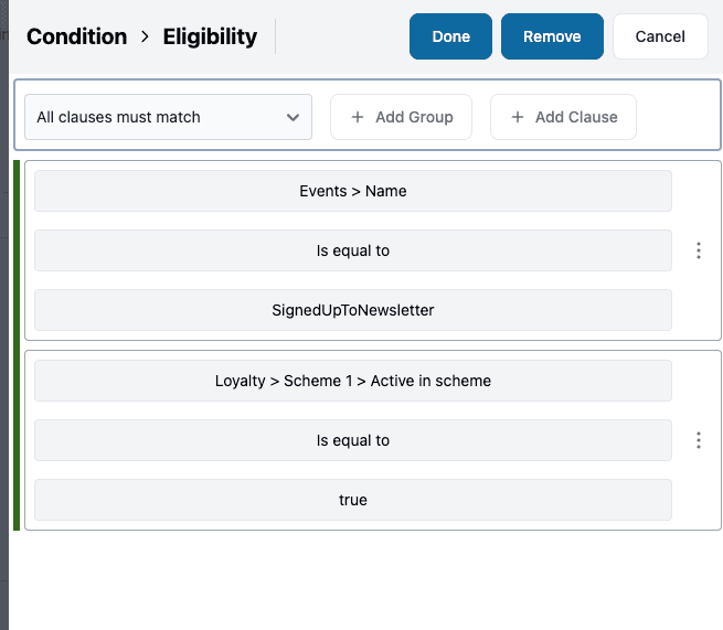 eligibility expression